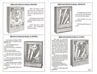 £9.99 • Buy Allwin Bryans Elevenses Flyer - Coin Operated - Antique Arcade Machine - Slots