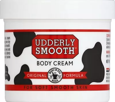 Udderly Smooth Body Cream Original Formula 12 Oz Jar Lightly Scented • $9.99