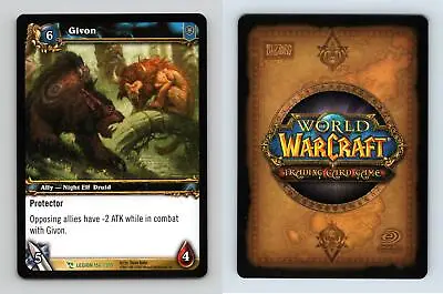 Givon #150/319 March Of The Legion Uncommon Warcraft 2007 TCG Card • $2.09