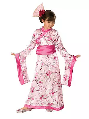 Girls Aisain Princess Kimono Costume Geisha Japanese Book Week Fancy Dress Party • £19.62