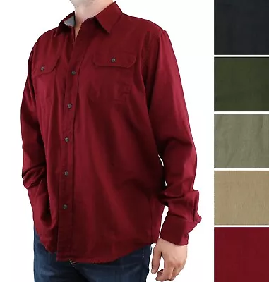 Wrangler Premium Men's Shirt Comfort Flex Long Sleeve Casual Wear Button-Pockets • $21.99