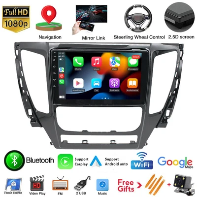 $185.30 • Buy 9in For Mitsubishi Pajero 2017-2019 Android 10 Car Carplay GPS Navi Stereo Radio