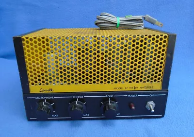 Rare Vintage Lowell LP-110 PA Tube Guitar Pro Amplifier Amp Powers On Very Nice • $174