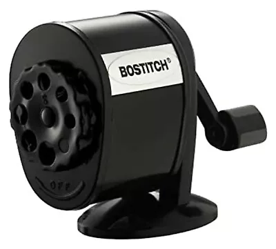 Bostitch Metal Antimicrobial Manual Pencil Sharpener MPS1BLK New In Box • $8.99