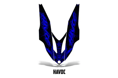 Yamaha APEX XTX Hood Decal Wrap Graphic Kit Part Sled Snowmobile 06-11 HAVOC BLU • $49.95