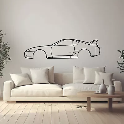 MK4 Metal Cut Sign Metal Wall Decor Car Guy Gift Car Lovers Car Silhouette • $34.50