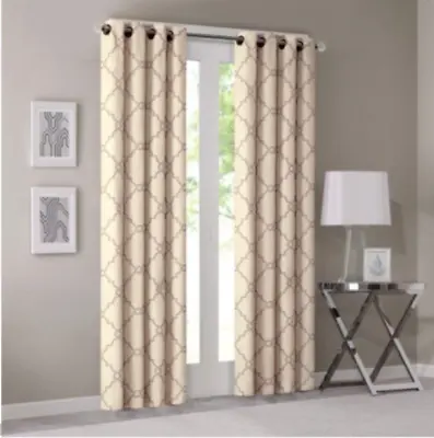  Madison Park 50 X 95in  Light Filtering Window Curtain Panel Beige  • $14.95