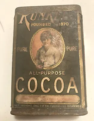 Runkel's Cocoa Vintage Tin  One-fifth Pound • $19.99