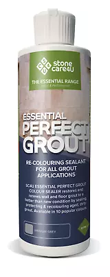 GREY Coloured Grout Sealer 237ml Seals & Paint Floor Or Wall Tiles Protect 15yr+ • £24.95