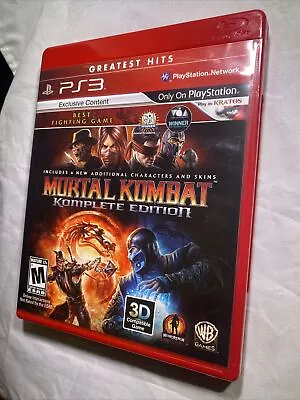 Mortal Kombat -- Komplete Edition (Sony PlayStation 3 2012) • $0.99