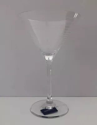 Mikasa Crystal Cheers Clear Spiral 10 Oz Martini Glass-new With Sticker • $11