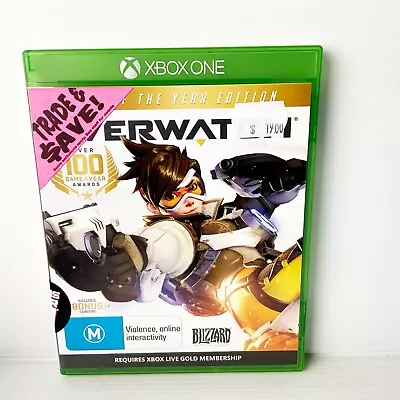 Overwatch Game Of The Year - Xbox One - Tested & Working - Free Postage • $10.88