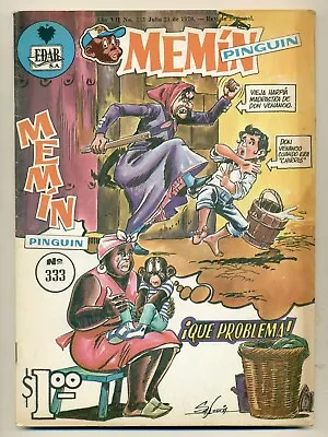 MEMIN PINGUIN #333 Que Problema Mexican Comic 1970 • $9