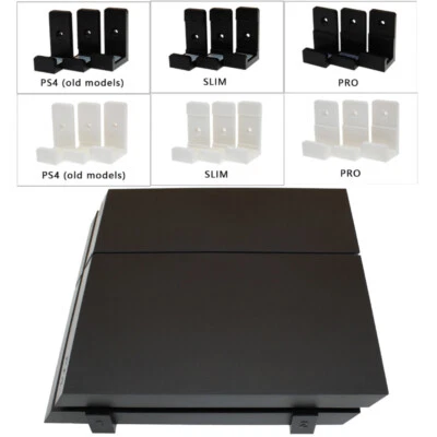 $13.47 • Buy Console Stand Wall Mount Controller Holder For Sony PlayStation4 PS4 Slim Pro