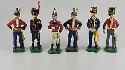 Warwick Miniatures British Napoleonic Duke Of Wellington & Officers Set Of 6 • $24.99