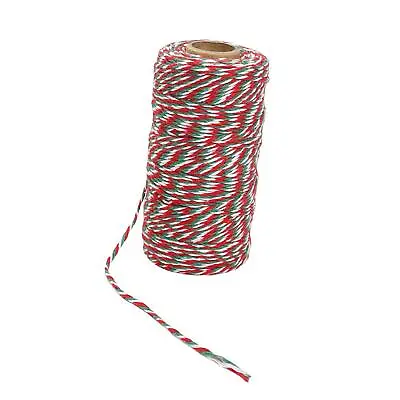 2mm Christmas Packing String Coloured Twine Gift Wrapping Twine Craft Twine Rope • £6.16