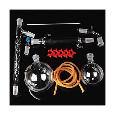 $120.60 • Buy New 1000ml, 13pcs Glass Distillation Apparatus, Vacuum Distillation Equipment...