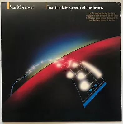 Van Morrison - Inarticulate Speech Of The Heart - 1983 - LP Gold Stamp Promo • $25