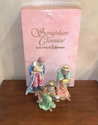 Roman Seraphim Classic Nativity Gaspar Melchior Balthazar  3 Kings Wisemen 78067 • $40