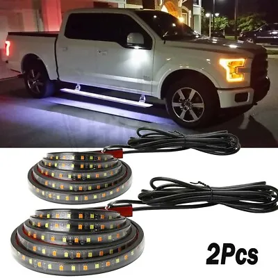 2x70  Running Board LED Light DRL Side Step Strip Bar For Ford F-150 F-250 F-350 • $30.64