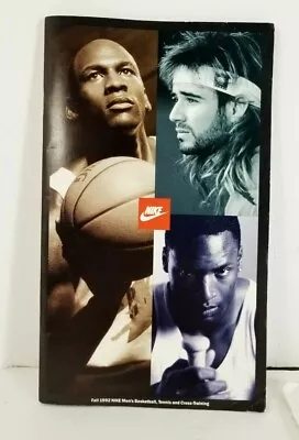 Vintage 1992 NIKE Footwear Product Catalog Air Michael Jordan Agassi Bo Jackson  • £95.01