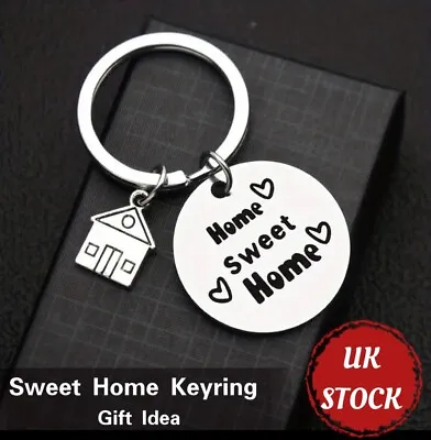 Sweet Home Key Chain Keyring Key Ring Tag Couple Gift Idea • £4.05