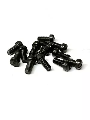 (100) 8-32 X 3/8  Slotted Fillister Head Narrow Machine Screw 8/32 Black Oxide  • $21.99