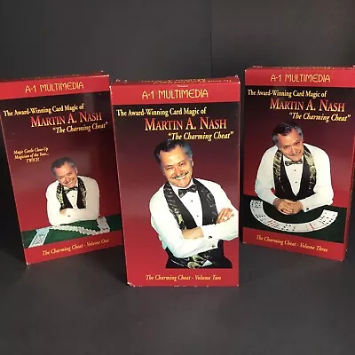 Martin Nash Card Magic Videos 3 Volume Set • $30