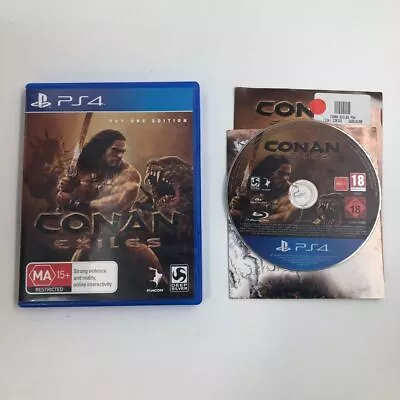 Conan Exiles PS4 Playstation 4 Game + Manual 11F4 • $44.95