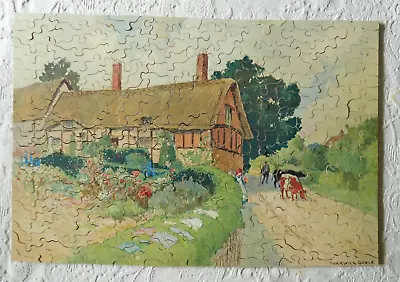 GWR Wooden Jigsaw  Anne Hathaway's Cottage   C150 Pieces; 43 X 28 Cm • £18