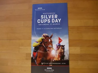 £1.50 • Buy Kempton Race Card 17/3/18 2018 Jumps Racecard Cheltenham Silver Cups Kildisart