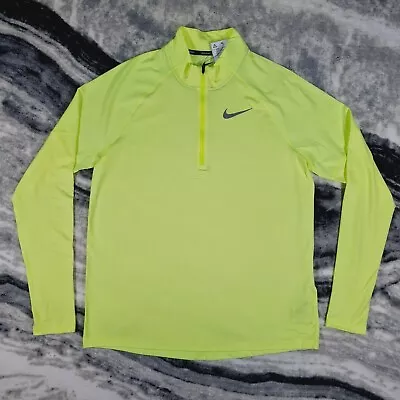 £39.99 • Buy Nike Neon Volt Element Half Zip New Size Large