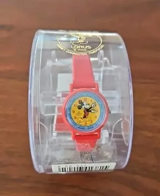 Lorus MICKEY MOUSE DISNEY Watch Quartz Analogneeds BATTERY UNWORN  KIDS • $13