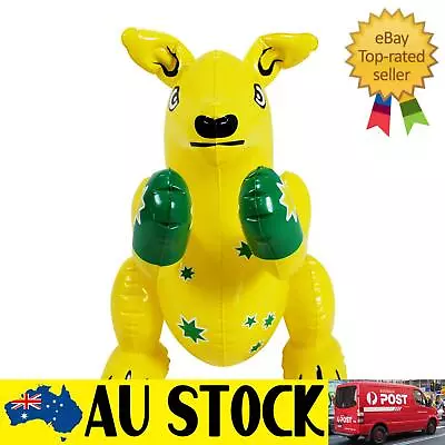 17  Blow Up Boxing Kangaroo Inflatable Australian Souvenir Supporter Toy NEW HOT • $11.89