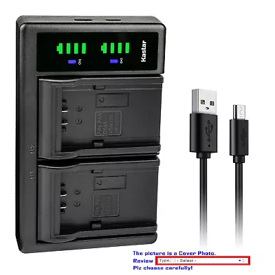 Kastar Battery LTD2 USB Charger For Panasonic CGR-D16 NV-MX7DEN NV-MX300 NV-GS3 • $20.99