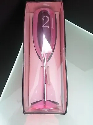 Happy 21st Birthday Champagne Flute NEW BOXED GIFT Birthday Celebrations  • £8