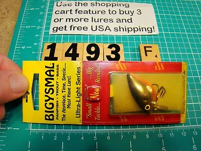 V1493 F Mister Twister Bigysmal Fishing Lure  Nib New On Card Noc • $9.95