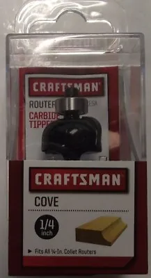 Craftsman 99720 1/4  Cove Router Bit 1/4  Shank • $5.50