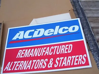 $200 • Buy Original Ac Tin Gm  Nos Sign Chevrolet Dealership Dealer Delco Mancave Oil