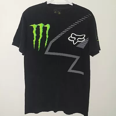 Fox Racing Monster Energy Collab T-Shirt Men's Size Medium Ricky Carmichael • $33.95