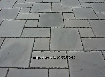 10sqm Charcoal Grey Garden Patio Paving Slabs  Flag Stone (delivery Exceptions) • £265