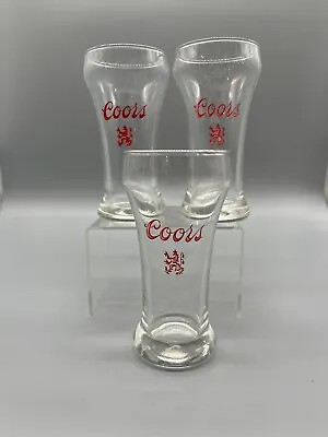 Vintage Coors Beer Glasses Lot Of 3 Anchor Hocking • $12