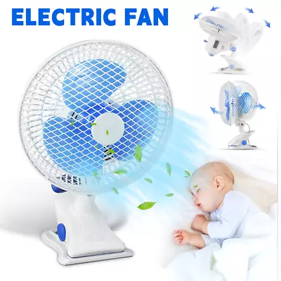 8.6 Inch Portable Mini Small Cooling Table Fan Desk Desktop Personal Cooler • $24.95