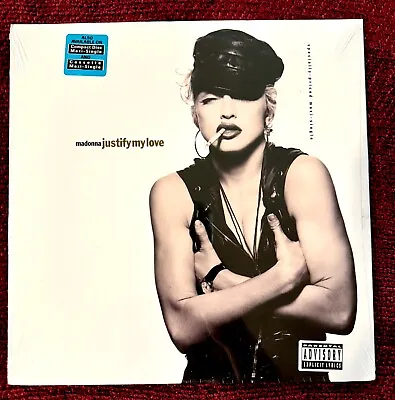 Madonna Justify My Love Sealed 12  Vinyl Record Promo Hype Sticker Celebration • $85