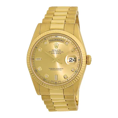 ROLEX 18K Yellow Gold 36mm Day Date President 118238 Box Warranty MINTY • $22990