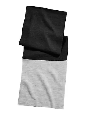 ALFANI Mens Gray Acrylic Colorblocked Blanket Scarf • $0.99