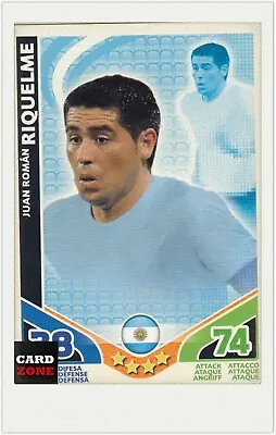 2010 Topps Match Attax World Cup Stars Common Card Juan Roman Riquelme-argentina • £3.09