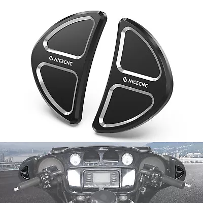 Batwing Fairing Rearview Miirror Hole Inserts For Harley Street Glide FLHX 14-23 • $19.99