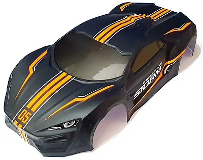 £16 • Buy JLR56 1/10 Scale Drift On Road Touring Car Body Cover Shell RC Black Orange