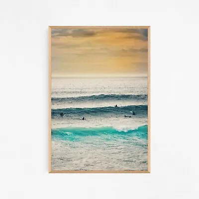 Summer Surfing Beach & Ocean Wall Art Poster Print.Great Home Decor A3 A2 A1 A0 • $67.05
